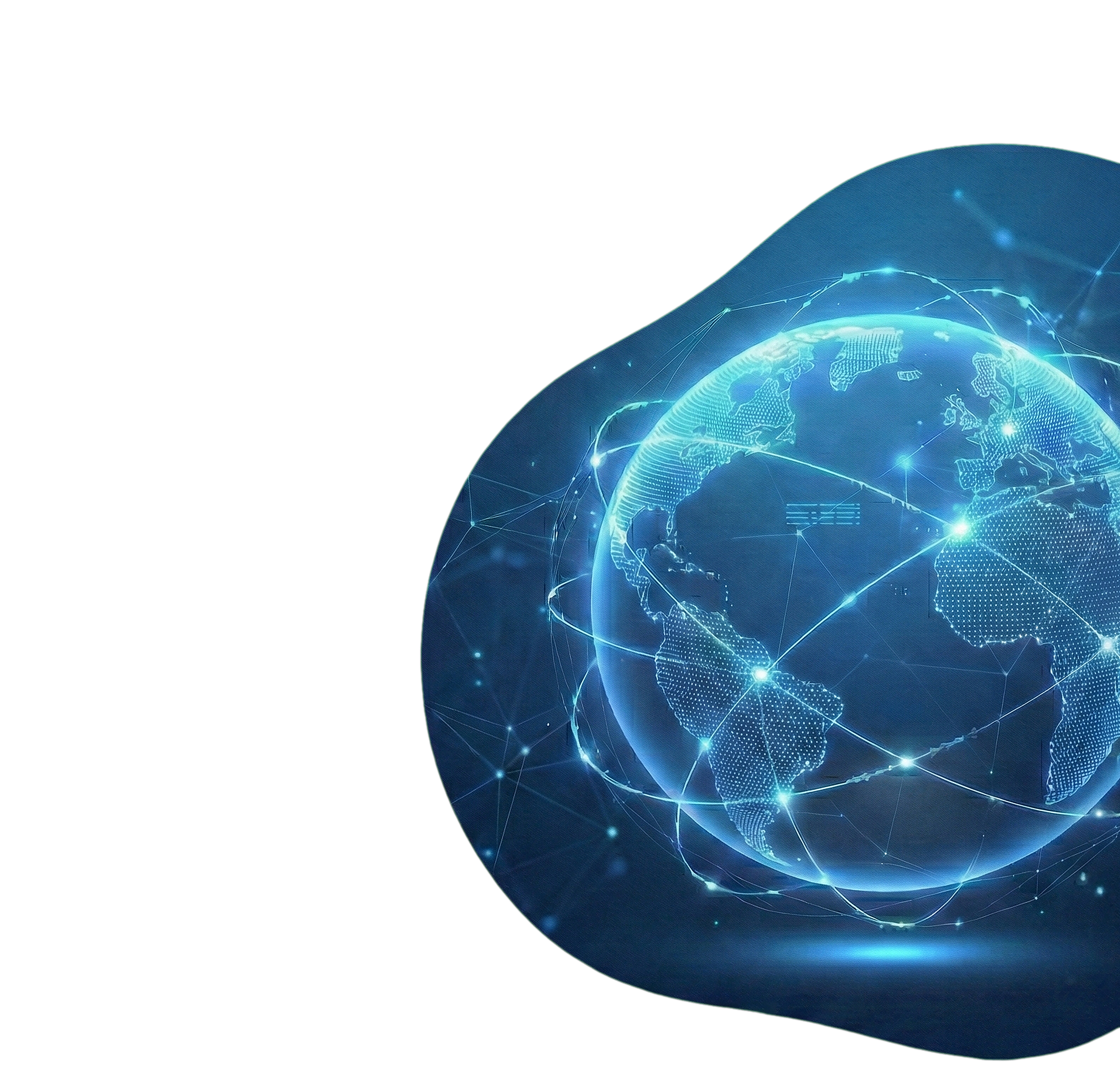 Global Secure Network Illustration